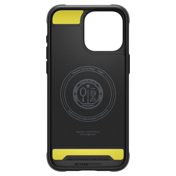 Spigen iPhone 15 Pro Deksel Rugged Armor MagFit Matte Black