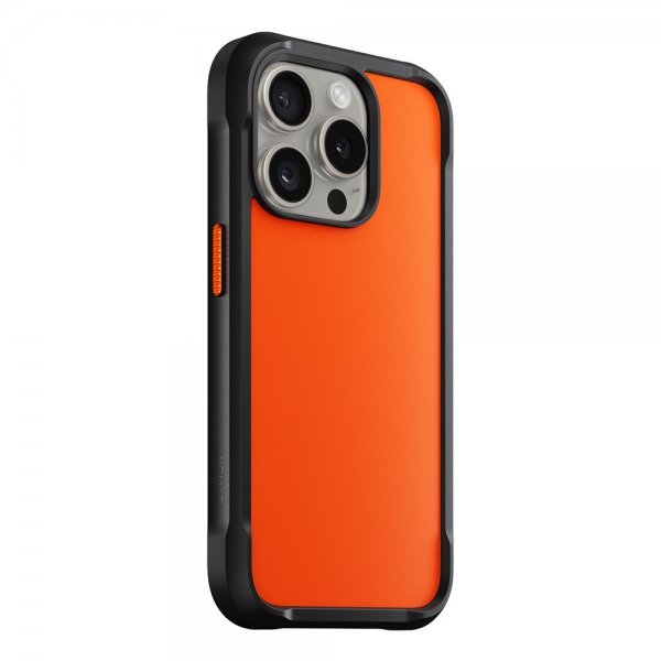 Nomad iPhone 15 Pro Deksel Rugged Case Ultra Orange