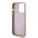 Guess iPhone 15 Pro Deksel Saffiano MagSafe Rosa