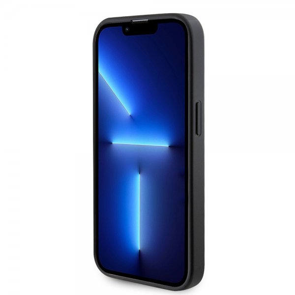 Guess iPhone 15 Pro Deksel Saffiano MagSafe Svart