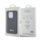 Guess iPhone 15 Pro Deksel Sequin Svart