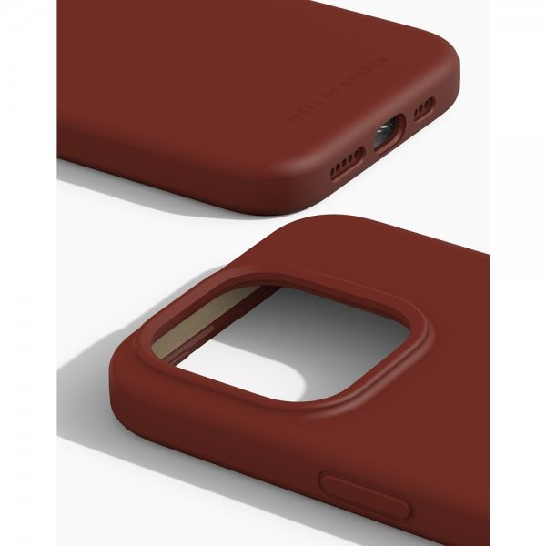Ideal of Sweden iPhone 15 Pro Deksel Silicone Case MagSafe Dark Amber