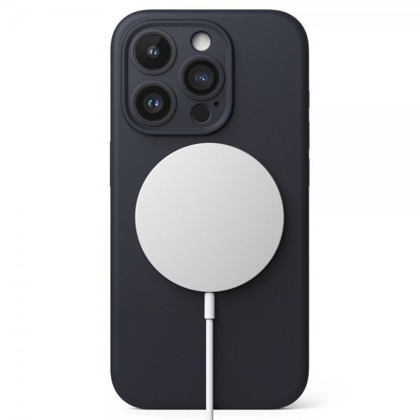 Ringke iPhone 15 Pro Deksel Silicone Magnetic Deep Blue