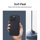 Ringke iPhone 15 Pro Deksel Silicone Magnetic Deep Blue