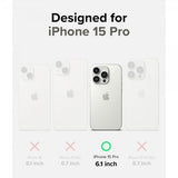 Ringke iPhone 15 Pro Deksel Silicone Magnetic Grå