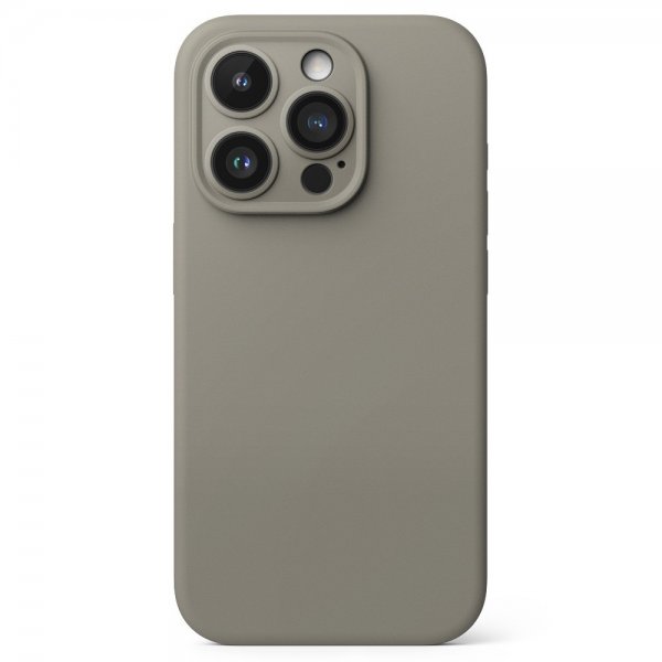 Ringke iPhone 15 Pro Deksel Silicone Magnetic Grå