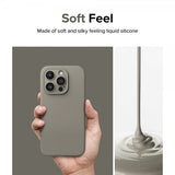 Ringke iPhone 15 Pro Deksel Silicone Magnetic Grå