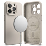 Ringke iPhone 15 Pro Deksel Silicone Magnetic Stone