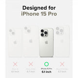Ringke iPhone 15 Pro Deksel Silicone Magnetic Stone