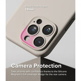 Ringke iPhone 15 Pro Deksel Silicone Magnetic Stone