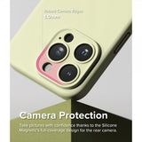 Ringke iPhone 15 Pro Deksel Silicone Magnetic Sunny Lime