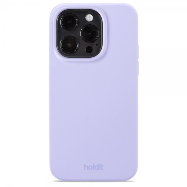 holdit iPhone 15 Pro Deksel Silikon Lavendel