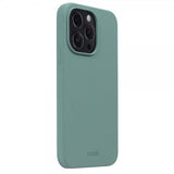 holdit iPhone 15 Pro Deksel Silikon Moss Green