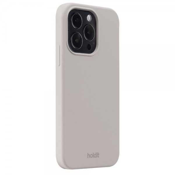 holdit iPhone 15 Pro Deksel Silikon Taupe