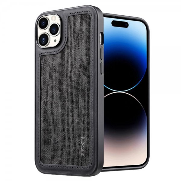 X-Level iPhone 15 Pro Deksel Linjeskjøting Svart