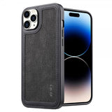 X-Level iPhone 15 Pro Deksel Linjeskjøting Svart