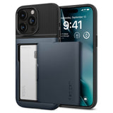 Spigen iPhone 15 Pro Deksel Slim Armor CS Metal Slate