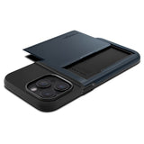 Spigen iPhone 15 Pro Deksel Slim Armor CS Metal Slate