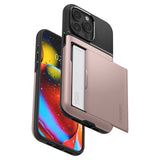 Spigen iPhone 15 Pro Deksel Slim Armor CS Rose Gold