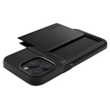 Spigen iPhone 15 Pro Deksel Slim Armor CS Svart