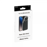 Vivanco iPhone 15 Pro Deksel Slim TPU Transparent