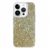 Nordic Covers iPhone 15 Pro Deksel Sparkle Series Citrine Gold