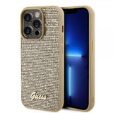Guess iPhone 15 Pro Deksel Square Mirror Gull