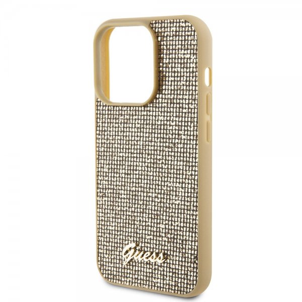 Guess iPhone 15 Pro Deksel Square Mirror Gull