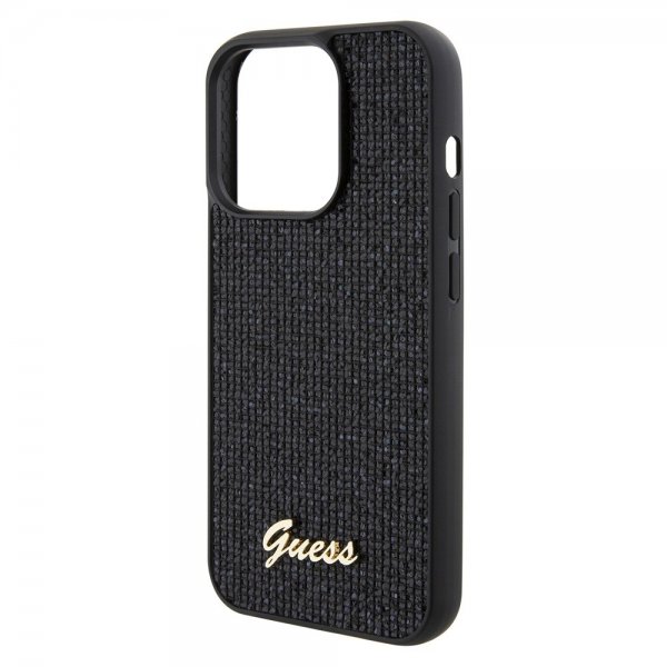 Guess iPhone 15 Pro Deksel Square Mirror Svart