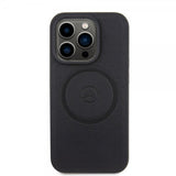 Mercedes Benz iPhone 15 Pro Deksel Star Pattern MagSafe Svart