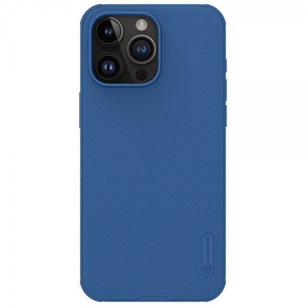 Nillkin iPhone 15 Pro Deksel Super Frosted Shield Pro Blå