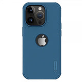 Nillkin iPhone 15 Pro Deksel Super Frosted Shield Pro Logo Hole Blå