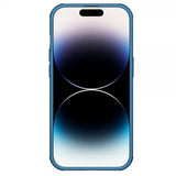 Nillkin iPhone 15 Pro Deksel Super Frosted Shield Pro Logo Hole Blå