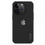 Nillkin iPhone 15 Pro Deksel Super Frosted Shield Pro Logo Hole Svart