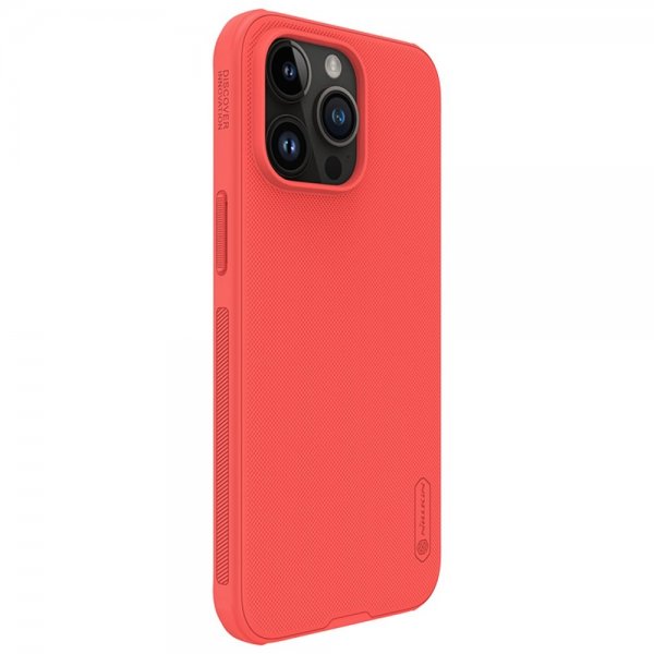Nillkin iPhone 15 Pro Deksel Super Frosted Shield Pro Rød