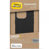 Otterbox iPhone 15 Pro Deksel Symmetry Cactus Leather MagSafe Noir Ash