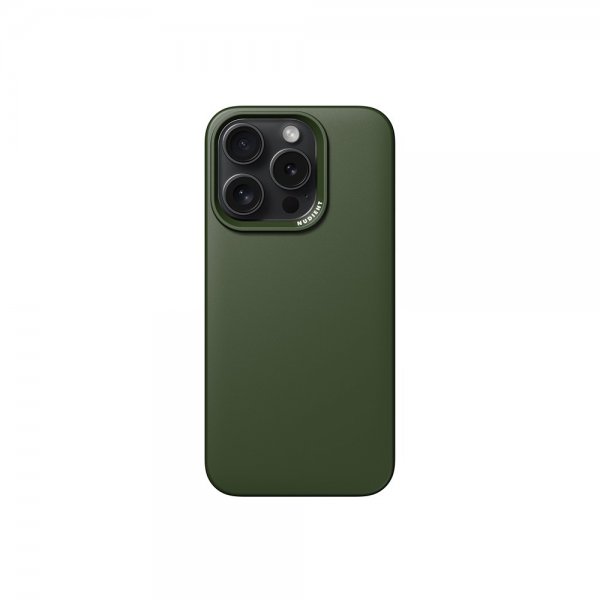 Nudient iPhone 15 Pro Deksel Thin Case MagSafe Pine Green