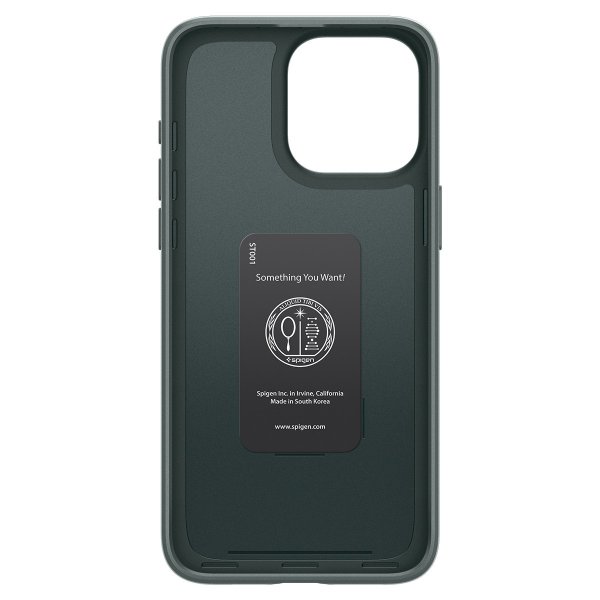 Spigen iPhone 15 Pro Deksel Thin Fit Abyss Green
