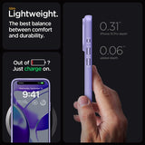 Spigen iPhone 15 Pro Deksel Thin Fit Iris Purple