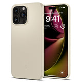 Spigen iPhone 15 Pro Deksel Thin Fit Mute Beige