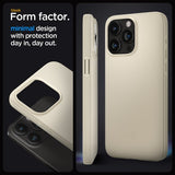 Spigen iPhone 15 Pro Deksel Thin Fit Mute Beige