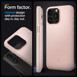 Spigen iPhone 15 Pro Deksel Thin Fit Pink Sand