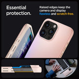 Spigen iPhone 15 Pro Deksel Thin Fit Pink Sand