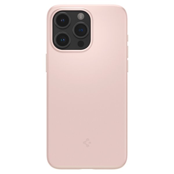 Spigen iPhone 15 Pro Deksel Thin Fit Pink Sand