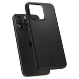 Spigen iPhone 15 Pro Deksel Thin Fit Svart