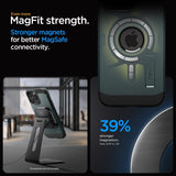 Spigen iPhone 15 Pro Deksel Tough Armor MagFit Abyss Green