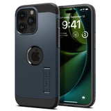 Spigen iPhone 15 Pro Deksel Tough Armor MagFit Metal Slate