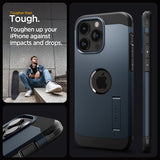 Spigen iPhone 15 Pro Deksel Tough Armor MagFit Metal Slate