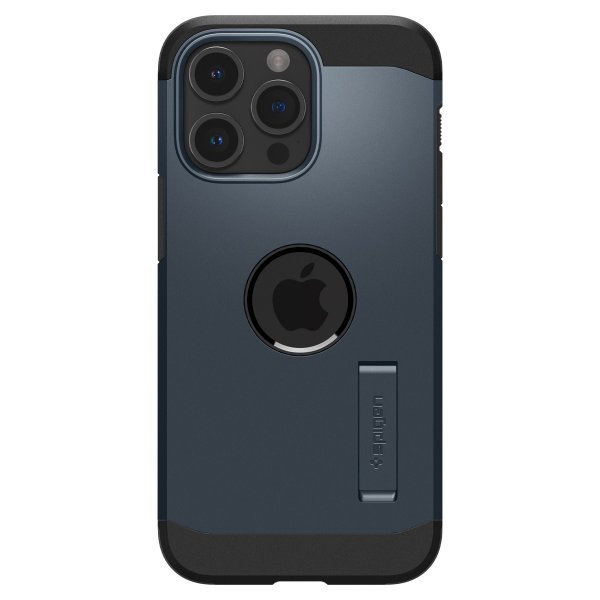 Spigen iPhone 15 Pro Deksel Tough Armor MagFit Metal Slate