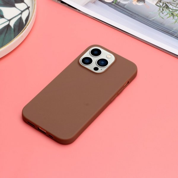 iPhone 15 Pro Deksel TPU Kaffe